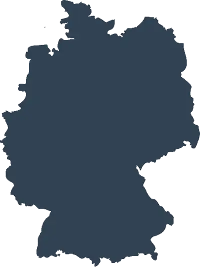Deutschlandkarte – Abholgebiet Autoankauf Moosburg an der Isar